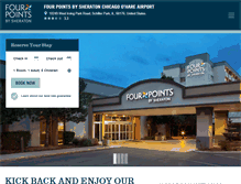 Tablet Screenshot of fourpointschicagoohareairport.com